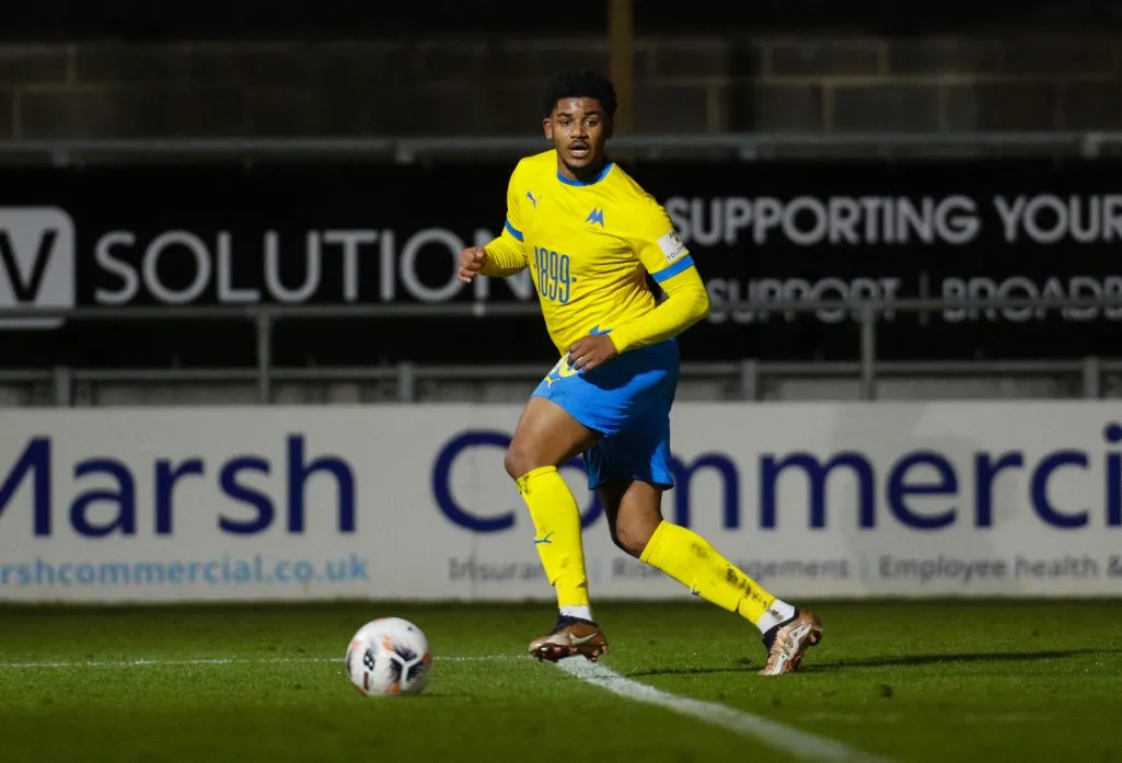 Corrie Andrews in action for Torquay | (TUFC)