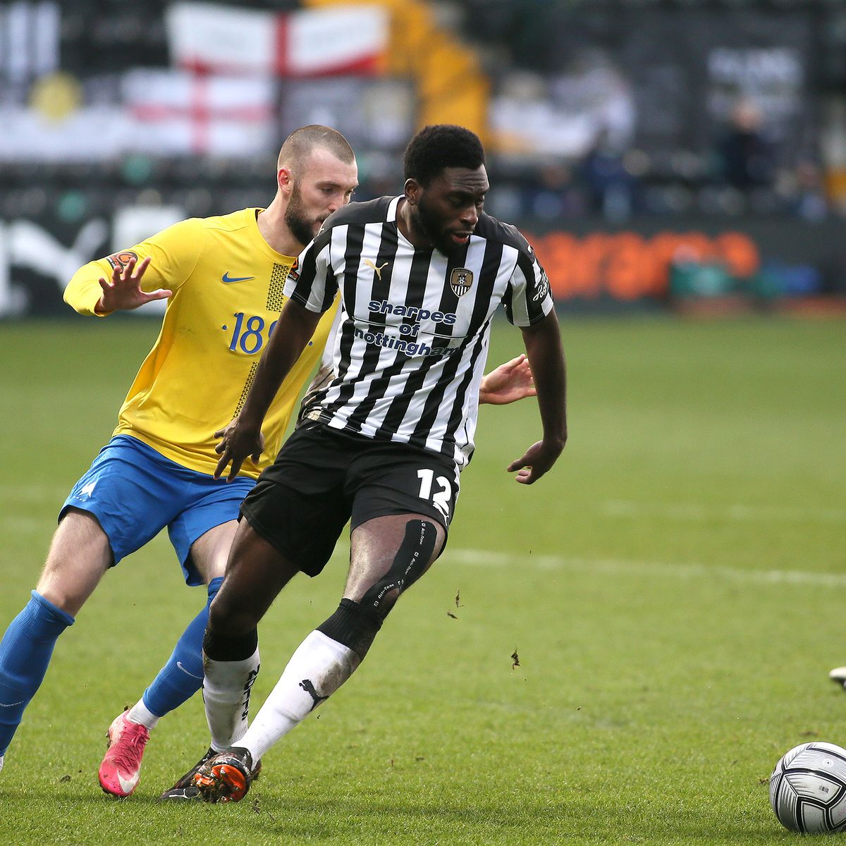 Inih Effiong in action for Notts County