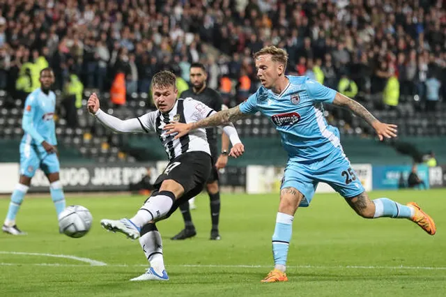 Zak Brunt in action for Notts County - (IMAGO/Pro Sports Images)