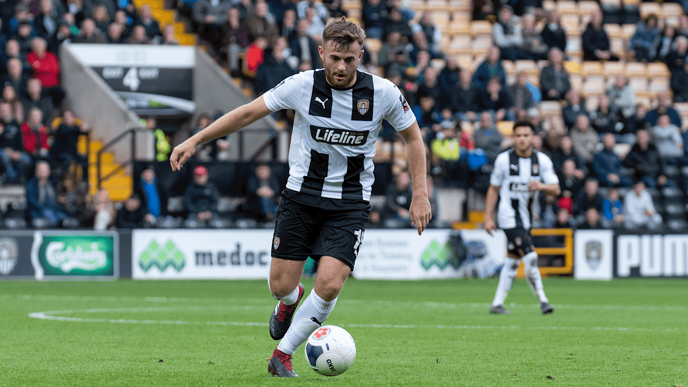 Regan Booty in action for Notts County