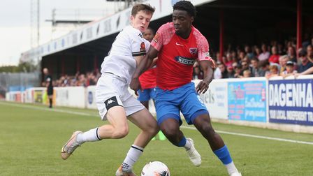 Omar Mussa combative in midfield for Daggers