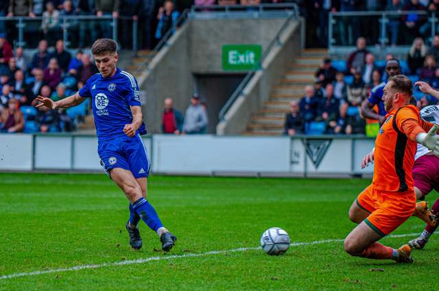 Kian Spence in action for The Shaymen