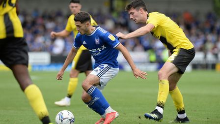 Armando Dobra in action for Ipswich Town