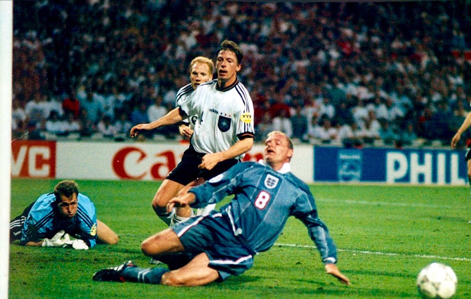 Paul Gascoine vs Germany Euro '96